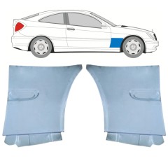 Reparationspanel till framskärm för Mercedes CL-Class 203 2000-2008 / Vänster+Höger / Set 12698