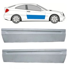 Dörreparationspanel för Mercedes CL-Class 203 2000-2008 / Vänster+Höger / Set 10689