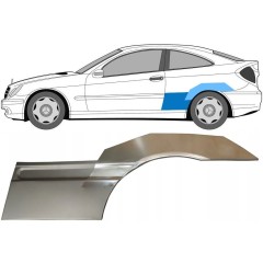 Sidovägg hjulhuskant för Mercedes CL-Class 203 2000-2008 / Vänster / Set 10008