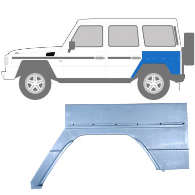 Sidovägg hjulhuskant för Mercedes G-Class 1992- / Vänster 8811