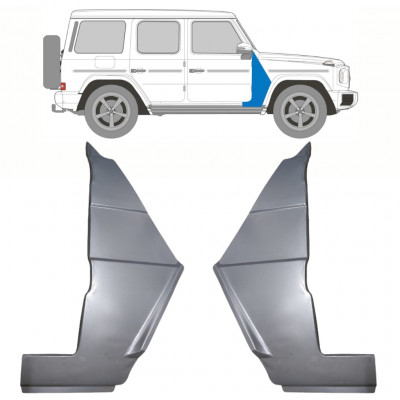 Reparationspanel till framskärm för Mercedes G-Class 1979- / Vänster+Höger / Set 10714