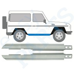 Tröskelplåt för Mercedes G-Class W460 W461 W463 1979-2017 / Vänster+Höger / Set 9820