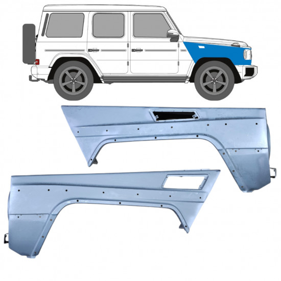 Fram skärm för Mercedes G-Class W463 Gelenda 1997- / Vänster+Höger / Set 6520