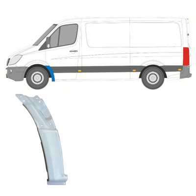 Reparationspanel till framskärm för Mercedes Sprinter 2006- / Vänster 7413