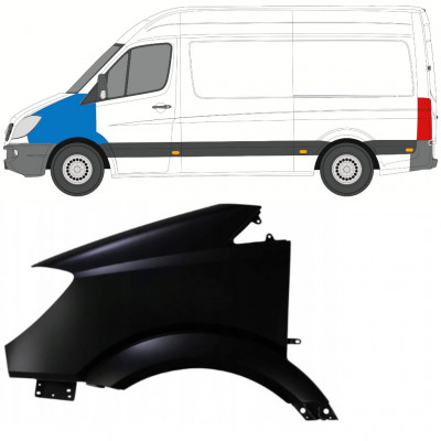 MERCEDES SPRINTER 2006-2013 FRAMSKÄRM / VÄNSTER