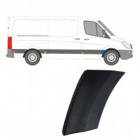 Prydnads Skyddslist skärm för Mercedes Sprinter 2006- / Höger 9006