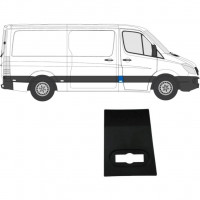 Skyddslist dörr prydnadslist fram för Mercedes Sprinter 2006- / Höger 7225