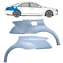 Sidovägg hjulhuskant för Mercedes S-Class W221 2005-2013 / Vänster+Höger / Set 10088