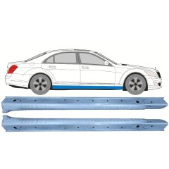 Tröskelplåt för Mercedes S-Class W221 2005-2013 / Vänster+Höger / Set 9824