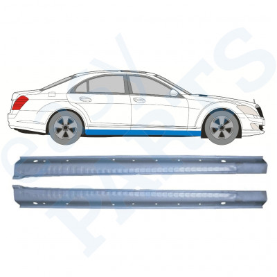 Tröskelplåt för Mercedes S-class 2005-2013 / Vänster+Höger / Set 9824