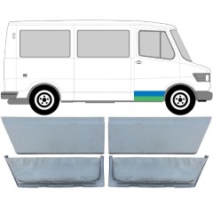 Fram dörrreparationspanel för Mercedes T1 207-410 1977-1995 / Set 11851