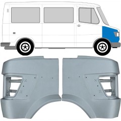 Fram skärm för Mercedes T1 207-410 1977-1995 / Vänster+Höger / Set 9562