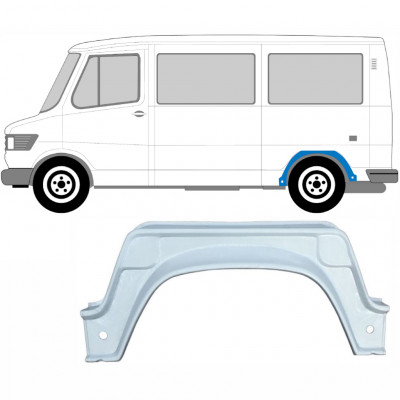 Hjulhus reparationsplåt för Mercedes T1 1977-1996 / Vänster 5217