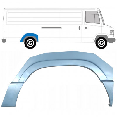 Sidovägg hjulhuskant för Mercedes T2 1986-1996 / Höger 8020