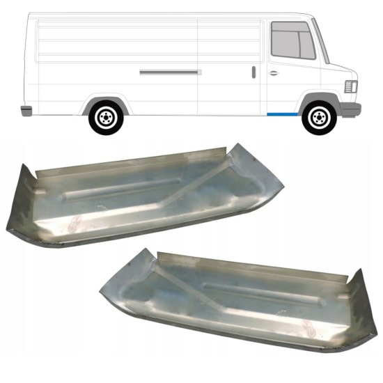 Fram steg reparationspanel för Mercedes T2 1986-1996 / Vänster+Höger / Set 9796