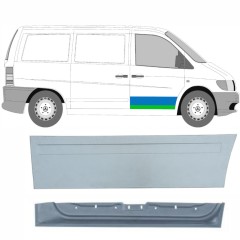 Inre + yttre fram dörrreparationspanel för Mercedes Vito I W638 1996-2003 / Höger / Set 9789