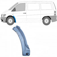 Framre hjulhus reparationspanel för Mercedes Vito 1996-2003 / Vänster 8277