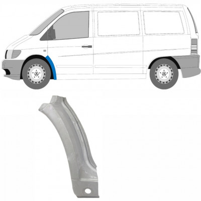 MERCEDES VITO 1996-2003 REPARATIONSPLÅT FÖR FRAMSKÄRM / VÄNSTER