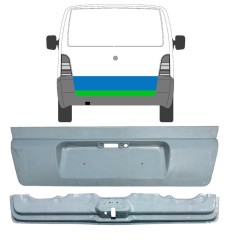 Inre + yttre bakdörr reparationspanel för Mercedes Vito I W638 1996-2003 / Set 9591