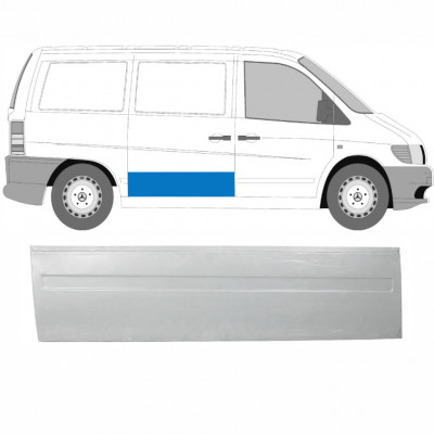 Skjutdörr reparationspanel yttre för Mercedes Vito 1996-2003 / Höger 8279