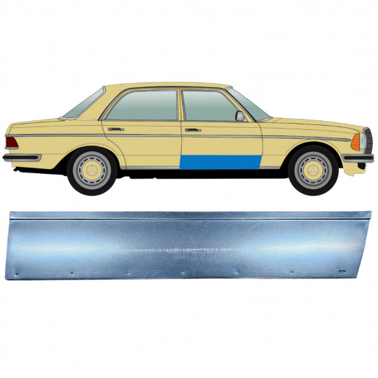 Fram dörrreparationspanel för Mercedes W123 1975-1985 / Höger 6770