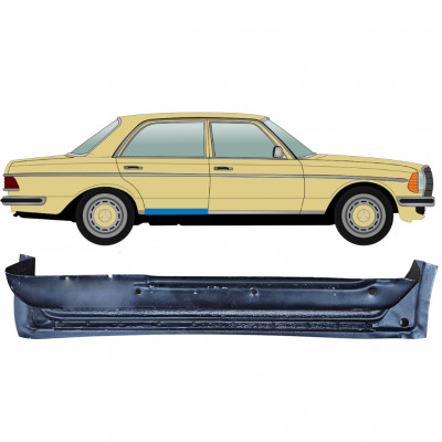 Bakdörr reparationspanel inre för Mercedes W123 1975-1985 / Höger 6776