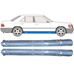 Tröskelplåt förstärkt för Mercedes E-Class W124 1984-1996 / Vänster+Höger / Set 9847