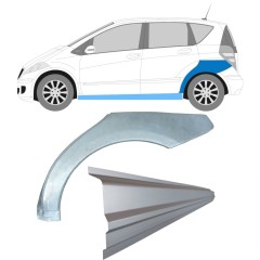 Tröskelplåt + sidovägg hjulhuskant för Mercedes A-Class W169 2004-2012 / Vänster / Set 11315