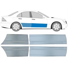 Reparationspanel för fram- och bakdörr för Mercedes C-Class W203 2000-2007 / Vänster+Höger / Set 10672