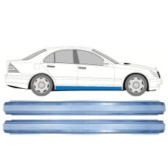Tröskelplåt reparationspanel för Mercedes C-Class W203 2000-2007 / Vänster = Höger (symmetrisk) / Set 9610