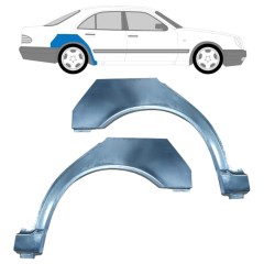 Sidovägg hjulhuskant för Mercedes E-Class W210 1995-2003 / Vänster+Höger / Set 9456