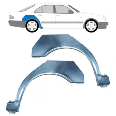 Sidovägg hjulhuskant för Mercedes E-class 1995-2003 / Vänster+Höger / Set 9456