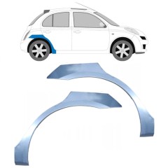 Sidovägg hjulhuskant för Nissan Micra K12 2002-2010 / Vänster+Höger / Set 9627