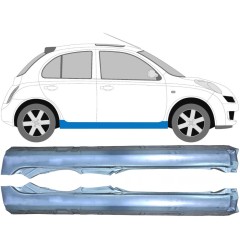 Tröskelplåt för Nissan Micra K12 2002-2010 / Vänster+Höger / Set 9628