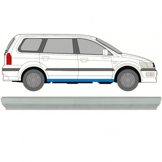 MITSUBISHI SPACE WAGON 1998-2004 TRÖSKELPLÅT / VÄNSTER = HÖGER