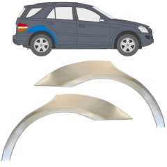 Sidovägg hjulhuskant för Mercedes-Benz M-Class ML W164 2005-2011 / Vänster+Höger / Set 14931
