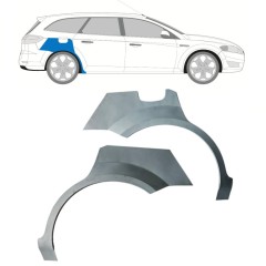 Sidovägg hjulhuskant för Ford Mondeo 2007-2010 / Vänster+Höger / COMBI / SEDAN / Set 16849