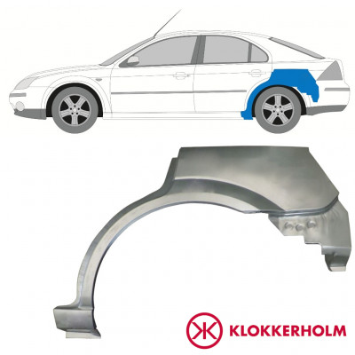 FORD MONDEO 2000-2007 REPARATION AV BAKSKÄRM / VÄNSTER