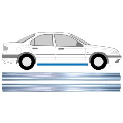Tröskelplåt reparationspanel för Ford Mondeo 1993-2000 / Vänster+Höger / Set 12597