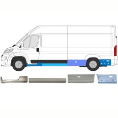 Reparationspanel set för Opel Movano 2021-2026 / Vänster 16808