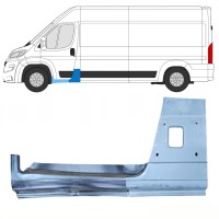 Reparationspanel för stolpe + tröskelplåt reparationspanel för Opel Movano 2021-2026 / Vänster 16472