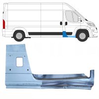 Reparationspanel för stolpe + tröskelplåt reparationspanel för Opel Movano 2021-2026 / Höger 16471