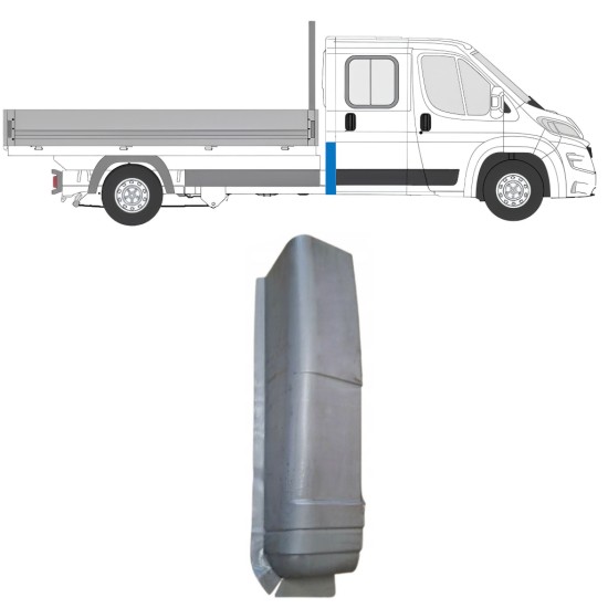 Bak hörn reparationspanel för Opel Movano 2021-2026 / Höger 16620
