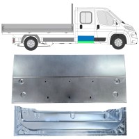 Inre + yttre bakdörr reparationspanel för Opel Movano 2021-2026 / Vänster = Höger (symmetrisk) / Set 16408