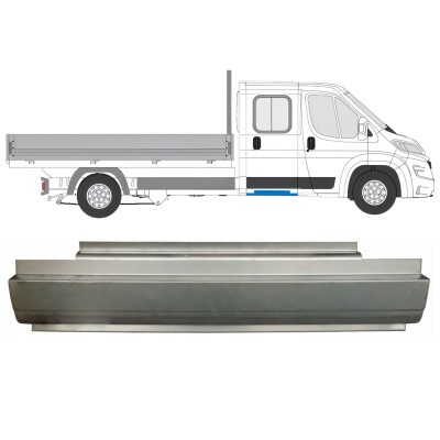 Bak tröskel reparationspanel för Opel Movano 2021-2026 / Vänster = Höger (symmetrisk) 16423