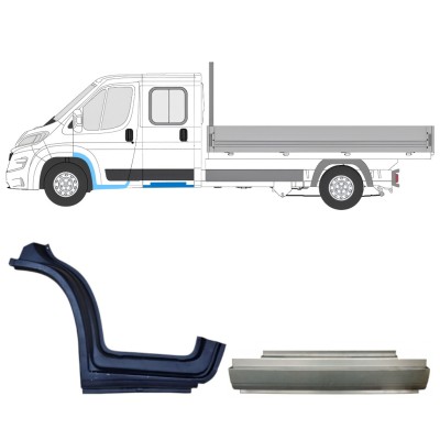 Reparationspanel set för Opel Movano 2021-2026 / Vänster 16435