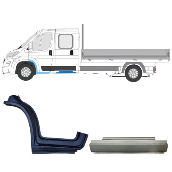 Reparationspanel set för Opel Movano 2021-2026 / Vänster 16435