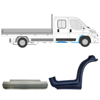 Reparationspanel set för Opel Movano 2021-2026 / Höger 16434