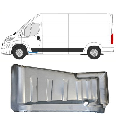 Reparationsplåt insteg vänster/höger för Opel Movano 2021-2026 / Vänster 16454