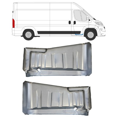 Reparationsplåt insteg vänster/höger för Opel Movano 2021-2026 / Vänster+Höger 16455